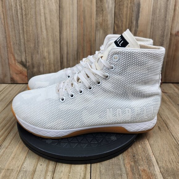 NOBULL Shoes - Nobull Trainers Womens size 9 White Camo Athletic Training Workout Shoes